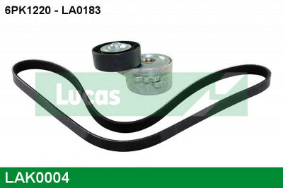 LUCAS ENGINE DRIVE lak0004 -  Поликлиновой ременный комплект